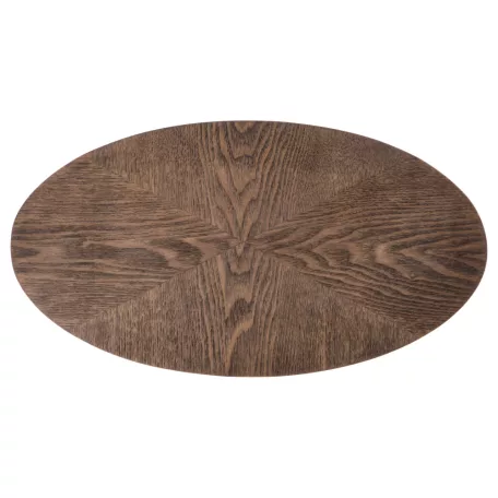 DELPHI dohányzóasztal, dió / fekete