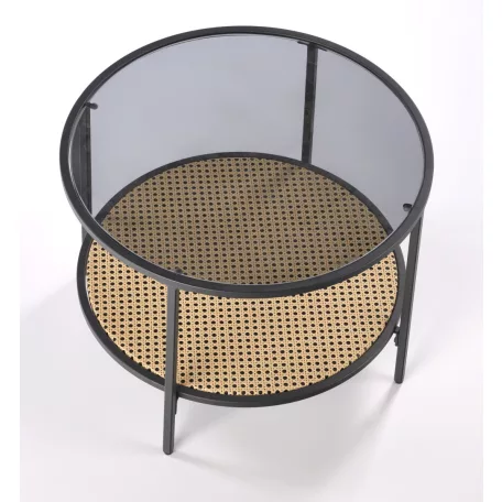 DAKOTA dohányzóasztal, füstölt / natúr