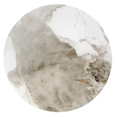 CECILIA_S dohányzóasztal, márvány / szürke / arany