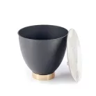 CECILIA_S dohányzóasztal, márvány / szürke / arany