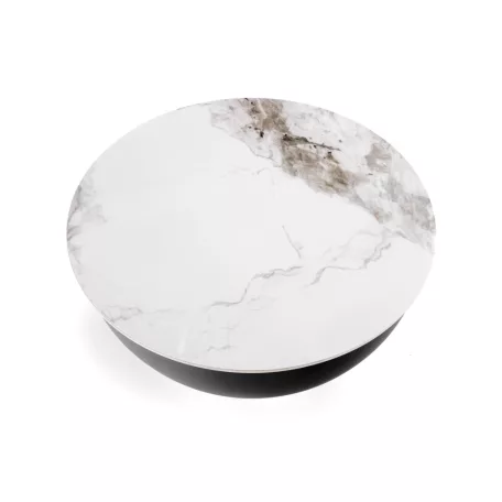 CECILIA dohányzóasztal, márvány / szürke / arany