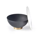 CECILIA dohányzóasztal, márvány / szürke / arany