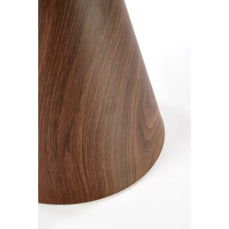 GENESIS_S dohányzóasztal, fehér márvány / dió / arany