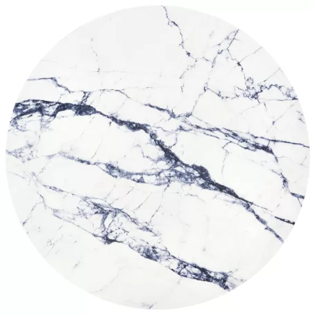 HARISSA_G dohányzóasztal, arany/fehér márvány