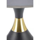 SCALITA dohányzóasztal, fekete márvány / fekete / arany