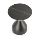 SCALITA dohányzóasztal, fekete márvány / fekete / arany