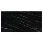 RAMONA dohányzóasztal, fekete márvány / dió