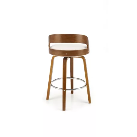 H110 bárszék, krémes / dió