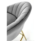 H112 bárszék, szürke/arany