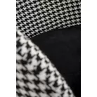 H113 bárszék, fekete/fehér