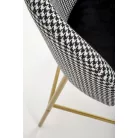 H113 bárszék, fekete/fehér