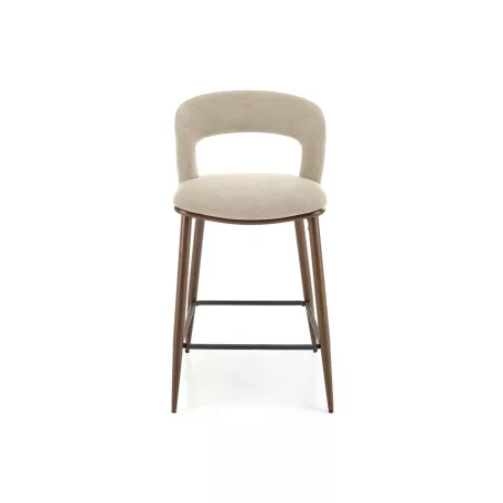 H114 bárszék, bézs / dió