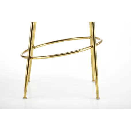 H116 bárszék, szürke/arany