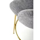 H116 bárszék, szürke/arany