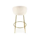 H116 bárszék, krémes/arany