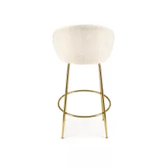 H116 bárszék, krémes/arany