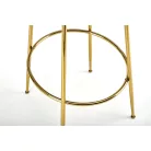 H116 bárszék, krémes/arany