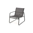 CONOR kerti szett (kanapé, 2 fotel, dohányzóasztal), szín: sötétszürke/világosszürke