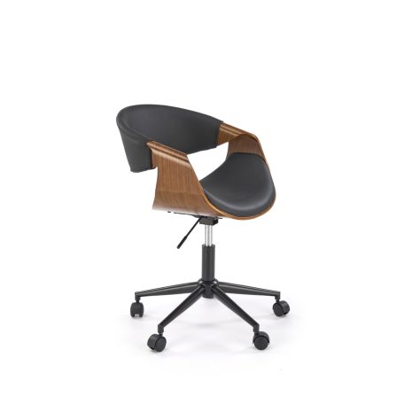 BILBO irodai szék, fekete / dió