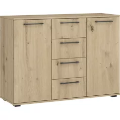 FLEX - KM-2 komód - kézműves tölgy