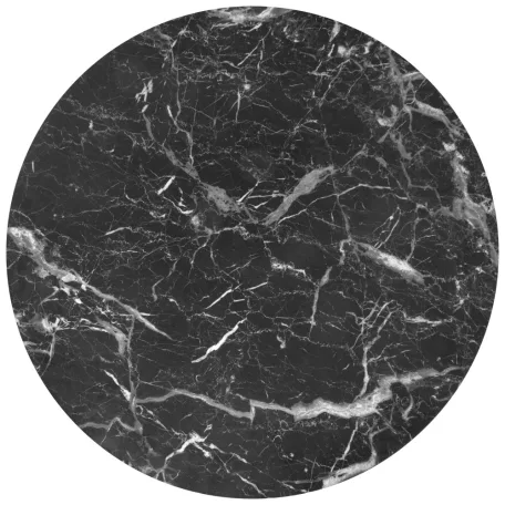 JAVA asztal készlet, fekete márvány / fekete