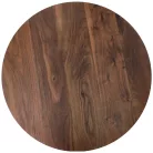 JAVA asztal készlet, dió / fekete