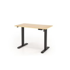   B53 íróasztal állítható magassággal, arany tölgy / fekete