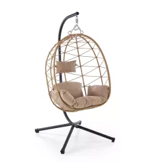 SNAKE kerti pihenőszék, szín: natúr/bézs