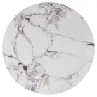 GILDA három darabos dohányzóasztal szett, szín: fehér márvány/arany