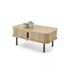 ANGELINA dohányzóasztal, szín: natúr/fekete