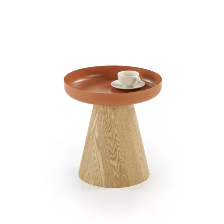 GINA dohányzóasztal, szín: natúr - fahéj