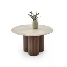 DOROTEA dohányzóasztal, szín: travertin/dió