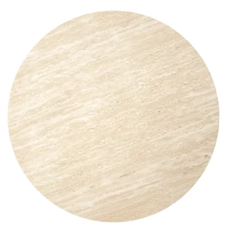 OREO két darabos dohányzóasztal szett, szín: travertin/fehér