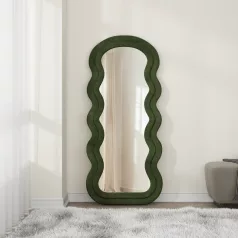 Confetto álló vagy fali tükör – olíva