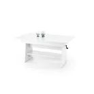 ERIKA emelhető tetejű dohányzóasztal, szín: fehér