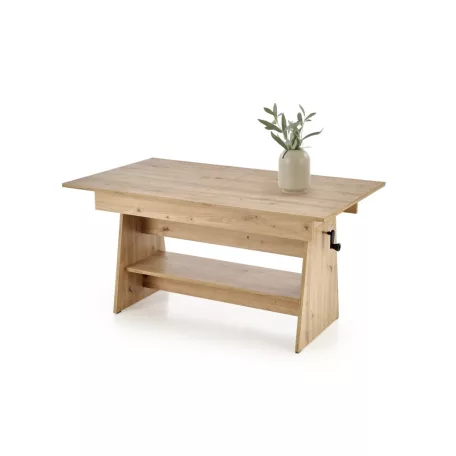 ERIKA emelhető tetejű dohányzóasztal, szín: artisan tölgy