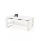 BETTY emelhető tetejű dohányzóasztal, szín: fehér