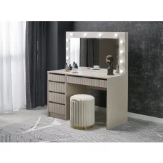 HOLLYWOOD 2 XL fésülködőasztal, szín: kasmír