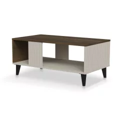 RANDOM 2 LAW-1 dohányzóasztal, szín: kasmír/dió/fekete