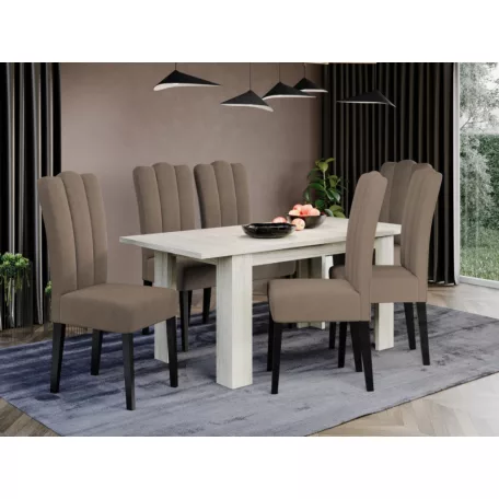 Wog szék, Castel 20 szövettel, fekete lábakkal