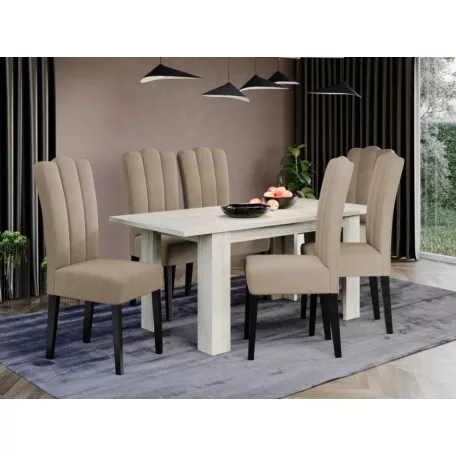 Wog szék, Moric 2 szövettel, fekete lábakkal