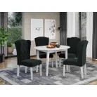 Atena szék, Havana 17 szövettel, fehér lábakkal