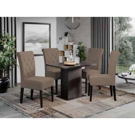 Oslo szék, Castel 20 szövettel, fekete lábakkal