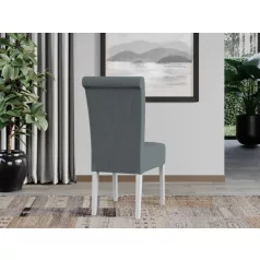 Oslo szék, Castel 91 szövettel, fehér lábakkal