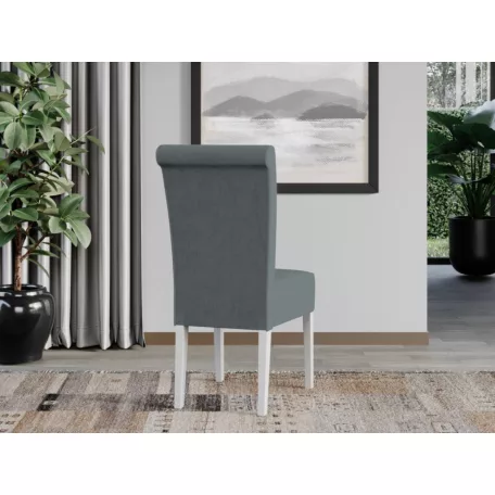 Oslo szék, Castel 91 szövettel, fehér lábakkal