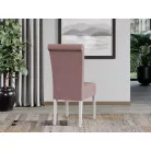 Oslo szék, Royal Velvet 6 szövettel, fehér lábakkal