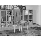 Lima szék, Vardo 35 szövettel, fehér lábakkal