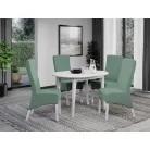 Paris szék, Castel 34 szövettel, fehér lábakkal