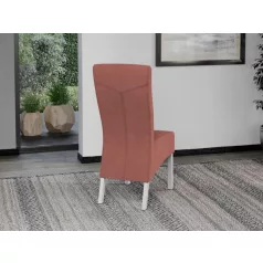 Paris szék, Castel 55 szövettel, fehér lábakkal