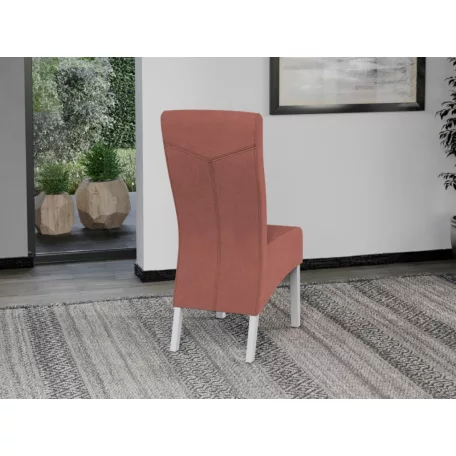 Paris szék, Castel 55 szövettel, fehér lábakkal